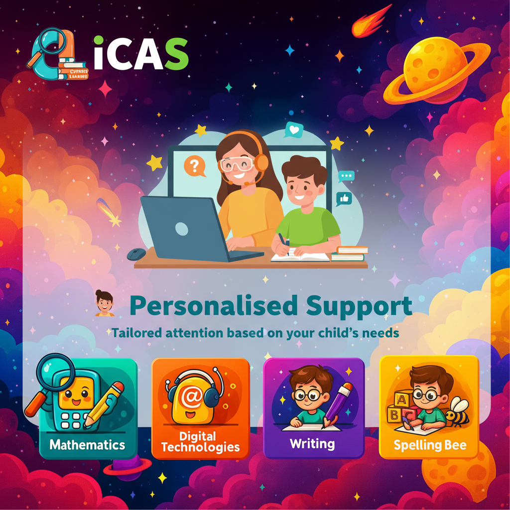 curious learner icas personalised support fixed